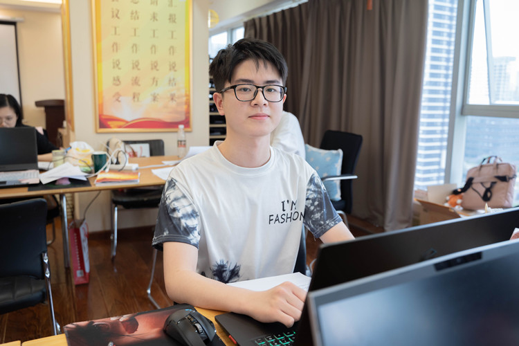 图为金哲熙同学