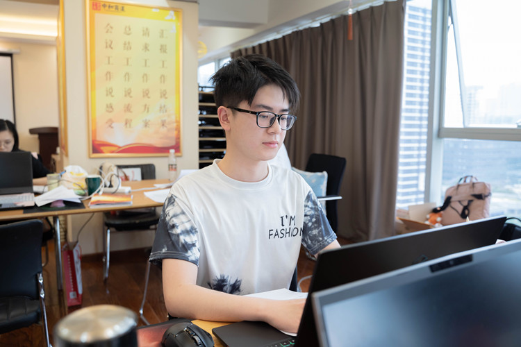 图为金哲熙同学